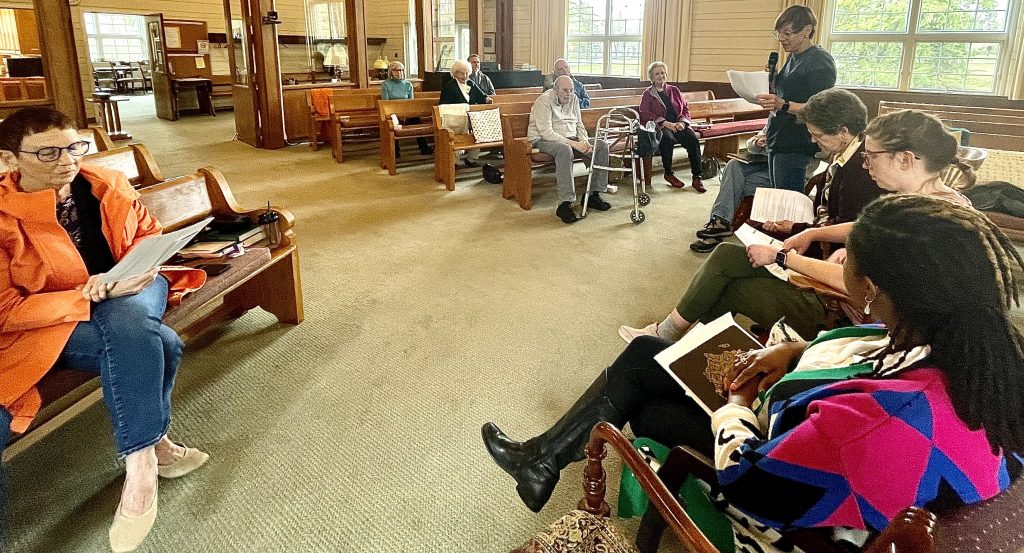 A Mighty Stream members share their journey toward becoming antiracist, looking at white privilege and personal bias, with Cincinnati Friends.